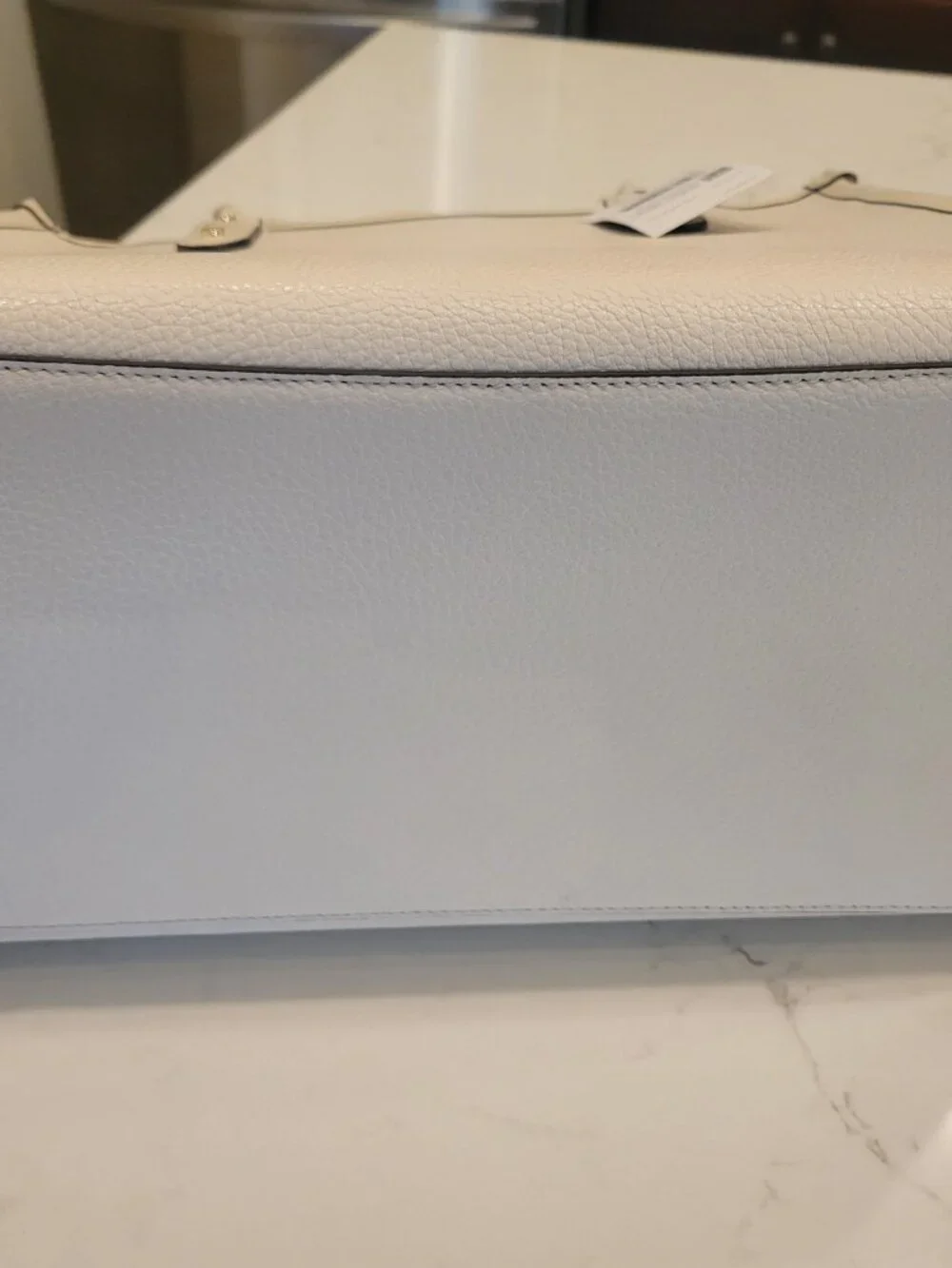 NWT Kate Spade ELLA Large Cream\White Pebbled Leather Tote